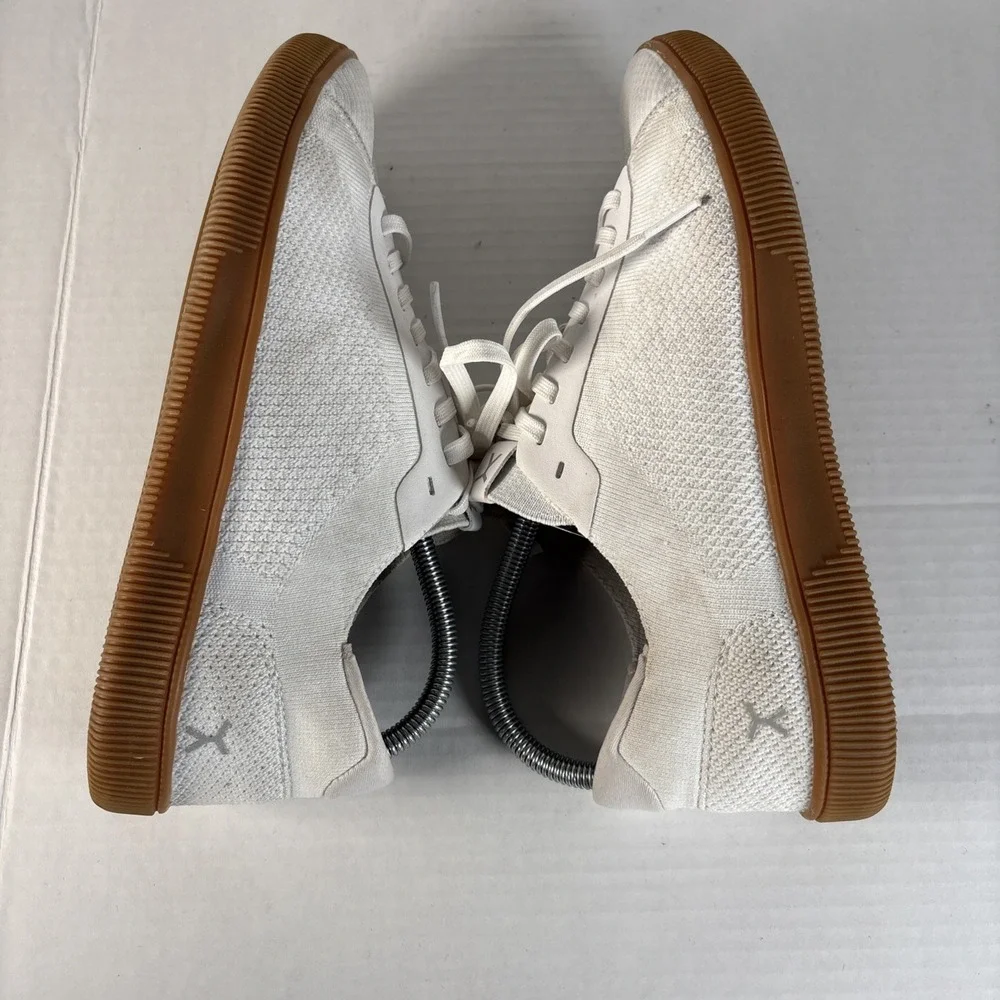 Flux Adapt Trainer Sneakers Mens Size 9 White Knit Comfort Athleisure Training